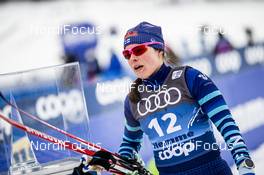 09.01.2021, Val di Fiemme, Italy (ITA): Krista Parmakoski (FIN) - FIS world cup cross-country, tour de ski, individual sprint, Val di Fiemme (ITA). www.nordicfocus.com. © Modica/NordicFocus. Every downloaded picture is fee-liable.