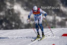 09.01.2021, Val di Fiemme, Italy (ITA): Oskar Svensson (SWE) - FIS world cup cross-country, tour de ski, individual sprint, Val di Fiemme (ITA). www.nordicfocus.com. © Vianney THIBAUT/NordicFocus. Every downloaded picture is fee-liable.