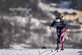 09.01.2021, Val di Fiemme, Italy (ITA): Julia Kern (USA) - FIS world cup cross-country, tour de ski, individual sprint, Val di Fiemme (ITA). www.nordicfocus.com. © Vianney THIBAUT/NordicFocus. Every downloaded picture is fee-liable.