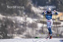 09.01.2021, Val di Fiemme, Italy (ITA): Emma Ribom (SWE) - FIS world cup cross-country, tour de ski, individual sprint, Val di Fiemme (ITA). www.nordicfocus.com. © Vianney THIBAUT/NordicFocus. Every downloaded picture is fee-liable.