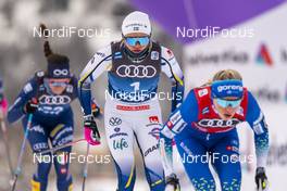 09.01.2021, Val di Fiemme, Italy (ITA): Linn Svahn (SWE) - FIS world cup cross-country, tour de ski, individual sprint, Val di Fiemme (ITA). www.nordicfocus.com. © Vianney THIBAUT/NordicFocus. Every downloaded picture is fee-liable.