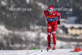 09.01.2021, Val di Fiemme, Italy (ITA): Artem Maltsev (RUS) - FIS world cup cross-country, tour de ski, individual sprint, Val di Fiemme (ITA). www.nordicfocus.com. © Vianney THIBAUT/NordicFocus. Every downloaded picture is fee-liable.