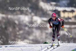 09.01.2021, Val di Fiemme, Italy (ITA): Teresa Stadlober (AUT) - FIS world cup cross-country, tour de ski, individual sprint, Val di Fiemme (ITA). www.nordicfocus.com. © Vianney THIBAUT/NordicFocus. Every downloaded picture is fee-liable.