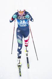 09.01.2021, Val di Fiemme, Italy (ITA): Katharine Ogden (USA) - FIS world cup cross-country, tour de ski, individual sprint, Val di Fiemme (ITA). www.nordicfocus.com. © Modica/NordicFocus. Every downloaded picture is fee-liable.