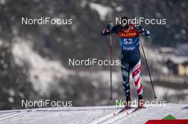 09.01.2021, Val di Fiemme, Italy (ITA): Scott Patterson (USA) - FIS world cup cross-country, tour de ski, individual sprint, Val di Fiemme (ITA). www.nordicfocus.com. © Vianney THIBAUT/NordicFocus. Every downloaded picture is fee-liable.