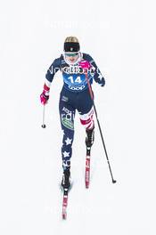 09.01.2021, Val di Fiemme, Italy (ITA): Hailey Swirbul (USA) - FIS world cup cross-country, tour de ski, individual sprint, Val di Fiemme (ITA). www.nordicfocus.com. © Modica/NordicFocus. Every downloaded picture is fee-liable.