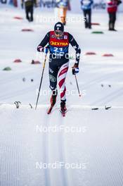 09.01.2021, Val di Fiemme, Italy (ITA): Gus Schumacher (USA) - FIS world cup cross-country, tour de ski, individual sprint, Val di Fiemme (ITA). www.nordicfocus.com. © Modica/NordicFocus. Every downloaded picture is fee-liable.