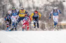 09.01.2021, Val di Fiemme, Italy (ITA): Ebba Andersson (SWE), Katharina Hennig (GER) - FIS world cup cross-country, tour de ski, individual sprint, Val di Fiemme (ITA). www.nordicfocus.com. © Vianney THIBAUT/NordicFocus. Every downloaded picture is fee-liable.