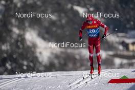 09.01.2021, Val di Fiemme, Italy (ITA): Ilia Semikov (RUS) - FIS world cup cross-country, tour de ski, individual sprint, Val di Fiemme (ITA). www.nordicfocus.com. © Vianney THIBAUT/NordicFocus. Every downloaded picture is fee-liable.