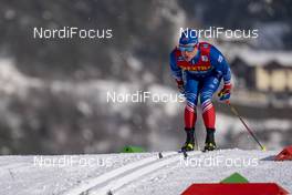 09.01.2021, Val di Fiemme, Italy (ITA): Snorri Eythor Einarsson (ISL) - FIS world cup cross-country, tour de ski, individual sprint, Val di Fiemme (ITA). www.nordicfocus.com. © Vianney THIBAUT/NordicFocus. Every downloaded picture is fee-liable.