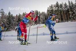08.01.2021, Val di Fiemme, Italy (ITA): Francesco De Fabiani (ITA) - FIS world cup cross-country, tour de ski, mass men, Val di Fiemme (ITA). www.nordicfocus.com. © Vianney THIBAUT/NordicFocus. Every downloaded picture is fee-liable.