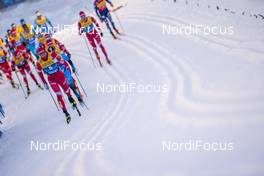 08.01.2021, Val di Fiemme, Italy (ITA): Gleb Retivykh (RUS) - FIS world cup cross-country, tour de ski, mass men, Val di Fiemme (ITA). www.nordicfocus.com. © Vianney THIBAUT/NordicFocus. Every downloaded picture is fee-liable.