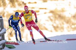 08.01.2021, Val di Fiemme, Italy (ITA): Alexander Bolshunov (RUS) - FIS world cup cross-country, tour de ski, mass men, Val di Fiemme (ITA). www.nordicfocus.com. © Vianney THIBAUT/NordicFocus. Every downloaded picture is fee-liable.