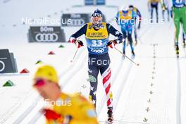 08.01.2021, Val di Fiemme, Italy (ITA): Gus Schumacher (USA) - FIS world cup cross-country, tour de ski, mass men, Val di Fiemme (ITA). www.nordicfocus.com. © Modica/NordicFocus. Every downloaded picture is fee-liable.