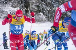 08.01.2021, Val di Fiemme, Italy (ITA): Andrey Melnichenko (RUS) - FIS world cup cross-country, tour de ski, mass men, Val di Fiemme (ITA). www.nordicfocus.com. © Vianney THIBAUT/NordicFocus. Every downloaded picture is fee-liable.