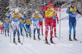 08.01.2021, Val di Fiemme, Italy (ITA): William Poromaa (SWE) - FIS world cup cross-country, tour de ski, mass men, Val di Fiemme (ITA). www.nordicfocus.com. © Vianney THIBAUT/NordicFocus. Every downloaded picture is fee-liable.