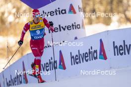 08.01.2021, Val di Fiemme, Italy (ITA): Evgeniy Belov (RUS) - FIS world cup cross-country, tour de ski, mass men, Val di Fiemme (ITA). www.nordicfocus.com. © Vianney THIBAUT/NordicFocus. Every downloaded picture is fee-liable.