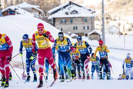 08.01.2021, Val di Fiemme, Italy (ITA): Dario Cologna (SUI) - FIS world cup cross-country, tour de ski, mass men, Val di Fiemme (ITA). www.nordicfocus.com. © Vianney THIBAUT/NordicFocus. Every downloaded picture is fee-liable.