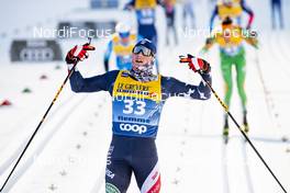 08.01.2021, Val di Fiemme, Italy (ITA): Gus Schumacher (USA) - FIS world cup cross-country, tour de ski, mass men, Val di Fiemme (ITA). www.nordicfocus.com. © Modica/NordicFocus. Every downloaded picture is fee-liable.