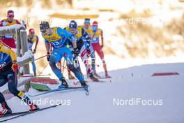 08.01.2021, Val di Fiemme, Italy (ITA): Clement Parisse (FRA) - FIS world cup cross-country, tour de ski, mass men, Val di Fiemme (ITA). www.nordicfocus.com. © Vianney THIBAUT/NordicFocus. Every downloaded picture is fee-liable.