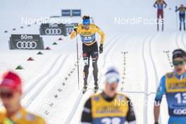 08.01.2021, Val di Fiemme, Italy (ITA): Jonas Dobler (GER) - FIS world cup cross-country, tour de ski, mass men, Val di Fiemme (ITA). www.nordicfocus.com. © Modica/NordicFocus. Every downloaded picture is fee-liable.