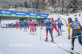 08.01.2021, Val di Fiemme, Italy (ITA):  Feature - FIS world cup cross-country, tour de ski, mass women, Val di Fiemme (ITA). www.nordicfocus.com. © Vianney THIBAUT/NordicFocus. Every downloaded picture is fee-liable.