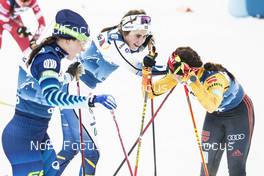 08.01.2021, Val di Fiemme, Italy (ITA): Ebba Andersson (SWE), Katharina Hennig (GER), (l-r)  - FIS world cup cross-country, tour de ski, mass women, Val di Fiemme (ITA). www.nordicfocus.com. © Modica/NordicFocus. Every downloaded picture is fee-liable.