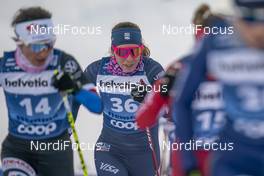 08.01.2021, Val di Fiemme, Italy (ITA): Katharine Ogden (USA) - FIS world cup cross-country, tour de ski, mass women, Val di Fiemme (ITA). www.nordicfocus.com. © Vianney THIBAUT/NordicFocus. Every downloaded picture is fee-liable.