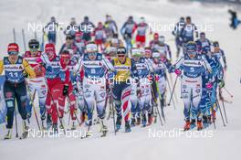 08.01.2021, Val di Fiemme, Italy (ITA): Jessie Diggins (USA) - FIS world cup cross-country, tour de ski, mass women, Val di Fiemme (ITA). www.nordicfocus.com. © Vianney THIBAUT/NordicFocus. Every downloaded picture is fee-liable.