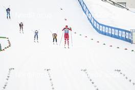 08.01.2021, Val di Fiemme, Italy (ITA): Natalia Nepryaeva (RUS), Katharina Hennig (GER), Ebba Andersson (SWE), Teresa Stadlober (AUT), (l-r)  - FIS world cup cross-country, tour de ski, mass women, Val di Fiemme (ITA). www.nordicfocus.com. © Modica/NordicFocus. Every downloaded picture is fee-liable.