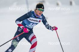 08.01.2021, Val di Fiemme, Italy (ITA): Hailey Swirbul (USA) - FIS world cup cross-country, tour de ski, mass women, Val di Fiemme (ITA). www.nordicfocus.com. © Vianney THIBAUT/NordicFocus. Every downloaded picture is fee-liable.
