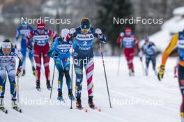 08.01.2021, Val di Fiemme, Italy (ITA): Rosie Brennan (USA) - FIS world cup cross-country, tour de ski, mass women, Val di Fiemme (ITA). www.nordicfocus.com. © Vianney THIBAUT/NordicFocus. Every downloaded picture is fee-liable.