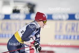 06.02.2021, Ulricehamn, Sweden (SWE): Hannah Halvorsen (USA) - FIS world cup cross-country, individual sprint, Ulricehamn (SWE). www.nordicfocus.com. © Thibaut/NordicFocus. Every downloaded picture is fee-liable.