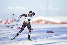 06.02.2021, Ulricehamn, Sweden (SWE): Lukas Mrkonjic (AUT) - FIS world cup cross-country, individual sprint, Ulricehamn (SWE). www.nordicfocus.com. © Thibaut/NordicFocus. Every downloaded picture is fee-liable.
