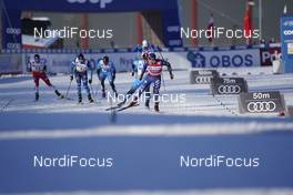 06.02.2021, Ulricehamn, Sweden (SWE): Sivert Wiig (NOR), Joni Maki (FIN), Renaud Jay (FRA), Federico Pellegrino (ITA), (l-r)  - FIS world cup cross-country, individual sprint, Ulricehamn (SWE). www.nordicfocus.com. © Thibaut/NordicFocus. Every downloaded picture is fee-liable.