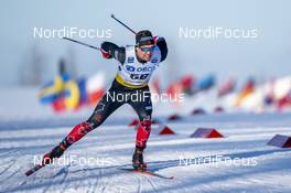 06.02.2021, Ulricehamn, Sweden (SWE): Graham Ritchie (CAN) - FIS world cup cross-country, individual sprint, Ulricehamn (SWE). www.nordicfocus.com. © Thibaut/NordicFocus. Every downloaded picture is fee-liable.