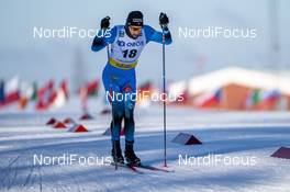 06.02.2021, Ulricehamn, Sweden (SWE): Valentin Chauvin (FRA) - FIS world cup cross-country, individual sprint, Ulricehamn (SWE). www.nordicfocus.com. © Thibaut/NordicFocus. Every downloaded picture is fee-liable.