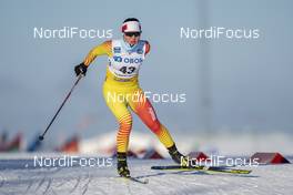 06.02.2021, Ulricehamn, Sweden (SWE): Bayani Jialin (CHN) - FIS world cup cross-country, individual sprint, Ulricehamn (SWE). www.nordicfocus.com. © Thibaut/NordicFocus. Every downloaded picture is fee-liable.