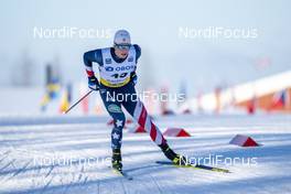 06.02.2021, Ulricehamn, Sweden (SWE): James Clinton Schoonmaker (USA) - FIS world cup cross-country, individual sprint, Ulricehamn (SWE). www.nordicfocus.com. © Thibaut/NordicFocus. Every downloaded picture is fee-liable.
