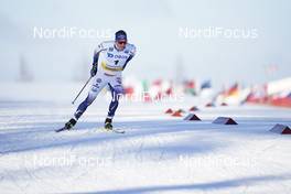06.02.2021, Ulricehamn, Sweden (SWE): Johan Haeggstroem (SWE) - FIS world cup cross-country, individual sprint, Ulricehamn (SWE). www.nordicfocus.com. © Thibaut/NordicFocus. Every downloaded picture is fee-liable.
