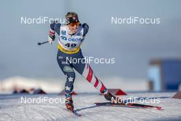 06.02.2021, Ulricehamn, Sweden (SWE): Hannah Halvorsen (USA) - FIS world cup cross-country, individual sprint, Ulricehamn (SWE). www.nordicfocus.com. © Thibaut/NordicFocus. Every downloaded picture is fee-liable.