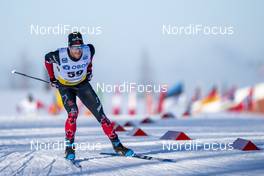 06.02.2021, Ulricehamn, Sweden (SWE): Russell Kennedy (CAN) - FIS world cup cross-country, individual sprint, Ulricehamn (SWE). www.nordicfocus.com. © Thibaut/NordicFocus. Every downloaded picture is fee-liable.