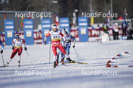 06.02.2021, Ulricehamn, Sweden (SWE): Julie Myhre (NOR), Kristine Stavaas Skistad (NOR), (l-r)  - FIS world cup cross-country, individual sprint, Ulricehamn (SWE). www.nordicfocus.com. © Thibaut/NordicFocus. Every downloaded picture is fee-liable.