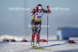 06.02.2021, Ulricehamn, Sweden (SWE): Katherine Stewart-Jones (CAN) - FIS world cup cross-country, individual sprint, Ulricehamn (SWE). www.nordicfocus.com. © Thibaut/NordicFocus. Every downloaded picture is fee-liable.