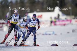 06.02.2021, Ulricehamn, Sweden (SWE): Maya Macisaac-Jones (CAN), Jonna Sundling (SWE), Greta Laurent (ITA), (l-r)  - FIS world cup cross-country, individual sprint, Ulricehamn (SWE). www.nordicfocus.com. © Thibaut/NordicFocus. Every downloaded picture is fee-liable.