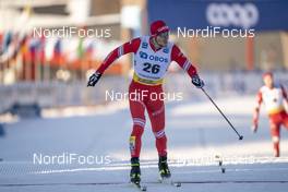 06.02.2021, Ulricehamn, Sweden (SWE): Gleb Retivykh (RUS) - FIS world cup cross-country, individual sprint, Ulricehamn (SWE). www.nordicfocus.com. © Thibaut/NordicFocus. Every downloaded picture is fee-liable.