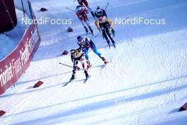 06.02.2021, Ulricehamn, Sweden (SWE): Jessie Diggins (USA), Nadine Faehndrich (SUI), Sofie Krehl (GER), (l-r)  - FIS world cup cross-country, individual sprint, Ulricehamn (SWE). www.nordicfocus.com. © Thibaut/NordicFocus. Every downloaded picture is fee-liable.