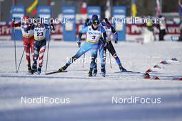 06.02.2021, Ulricehamn, Sweden (SWE): Simeon Hamilton (USA), Lucas Chanavat (FRA), (l-r)  - FIS world cup cross-country, individual sprint, Ulricehamn (SWE). www.nordicfocus.com. © Thibaut/NordicFocus. Every downloaded picture is fee-liable.