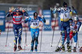 06.02.2021, Ulricehamn, Sweden (SWE): Federico Pellegrino (ITA) - FIS world cup cross-country, individual sprint, Ulricehamn (SWE). www.nordicfocus.com. © Thibaut/NordicFocus. Every downloaded picture is fee-liable.
