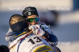 06.02.2021, Ulricehamn, Sweden (SWE): Maja Dahlqvist (SWE), Johanna Hagstroem (SWE), (l-r)  - FIS world cup cross-country, individual sprint, Ulricehamn (SWE). www.nordicfocus.com. © Thibaut/NordicFocus. Every downloaded picture is fee-liable.